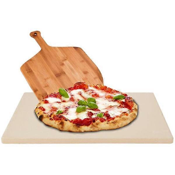 ピザスチール、常設天板、サイドサービングトレイ - 非常に耐熱性の高いブレッドストーン。