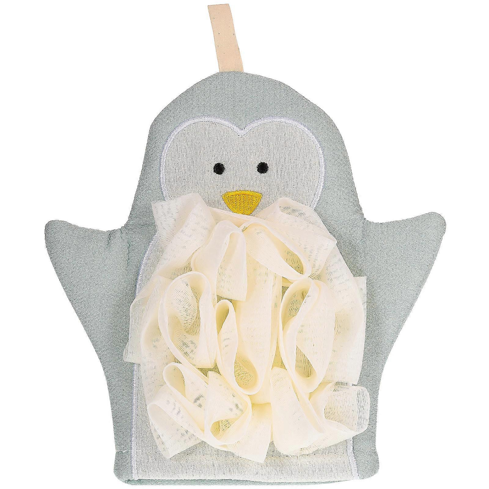 Double-Sided Design Skin Exfoliating Glove Bath Accessory Toweling Material 1Pack