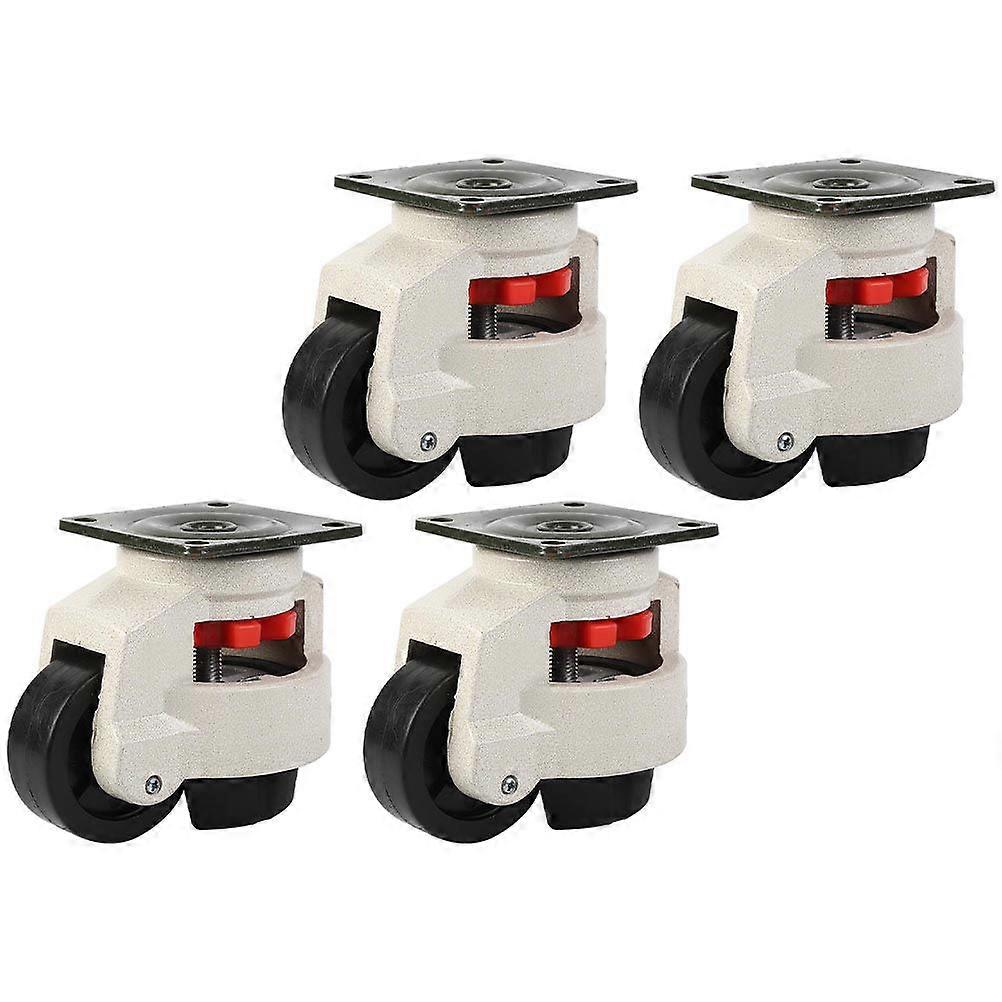 Heavy Duty Lift Adjustable Casters 4Pcs Universal Caster Wheels For Moving Heavy Objects Assorted Color Wear-Resistant
