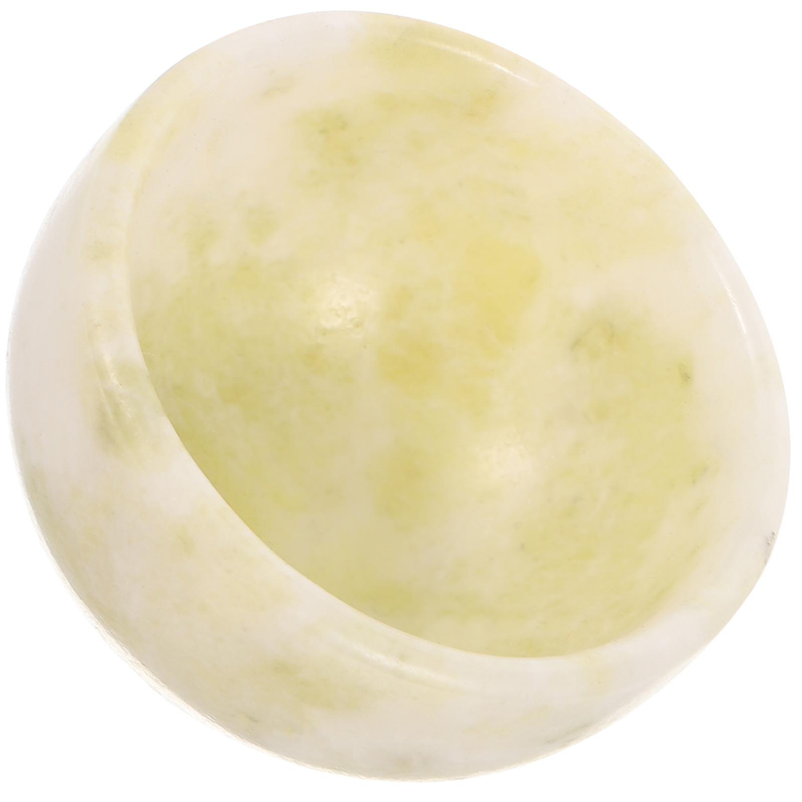 Here's a polished and professional product description for the **Natural Jade Shaving Cream Bowl**:
### **Natural Jade Shaving Cream Bowl for Men