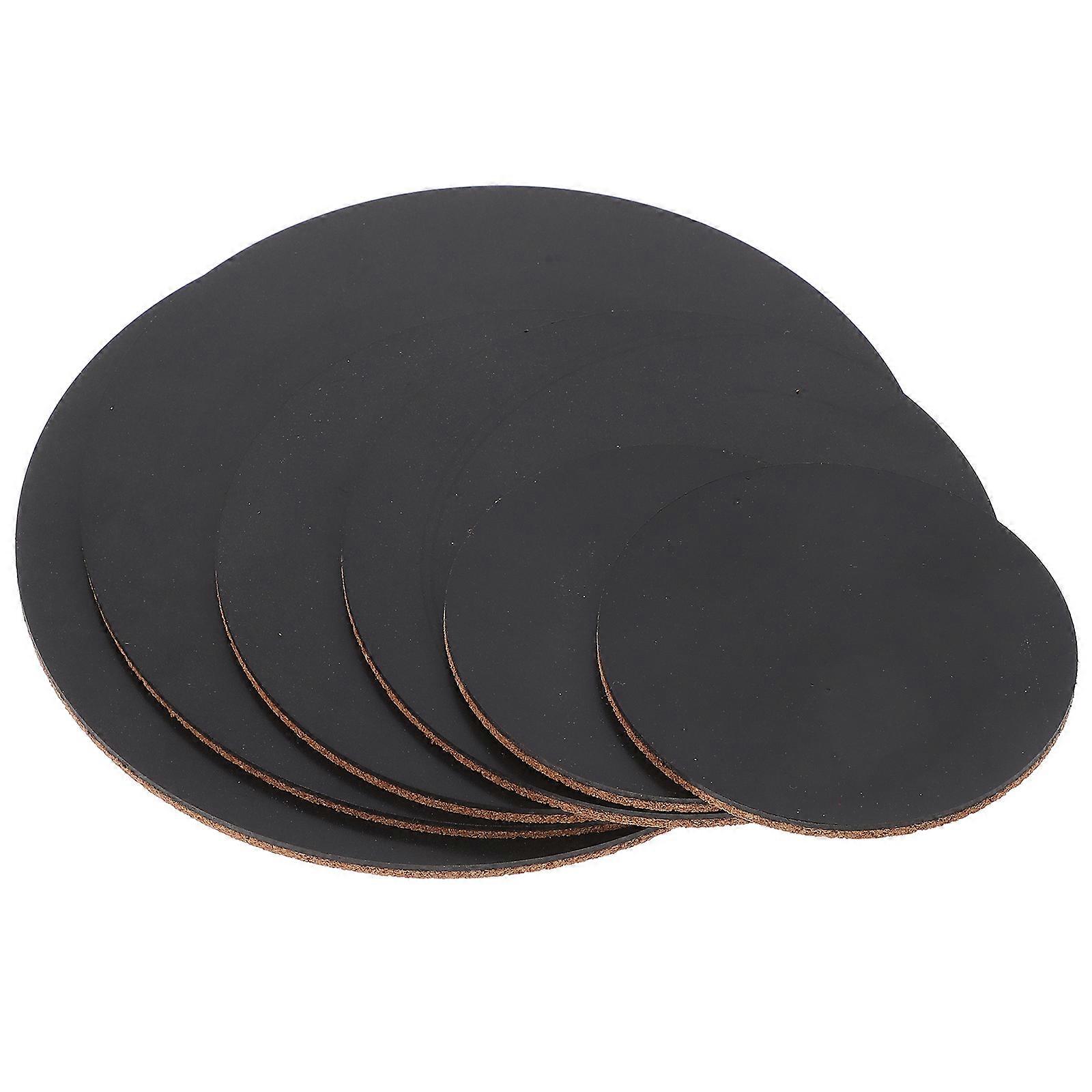 Cork Coasters for Plant Pots Khaki Nonslip and Reusable Protective Mats for Indoor Use 4 inch