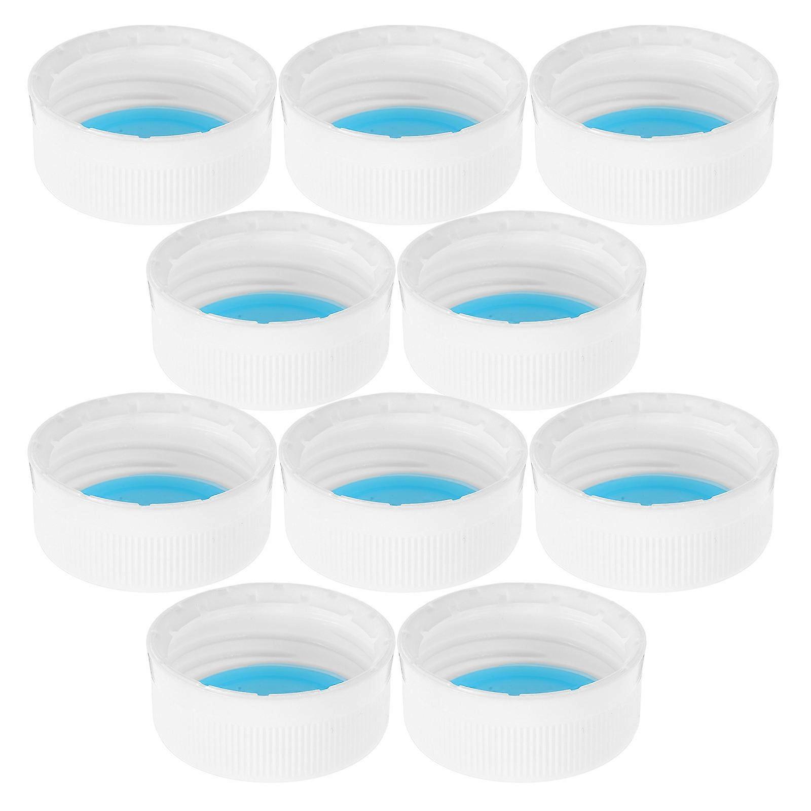 Masteelf 20pcs Plastic Bottle Caps for Soda Water Bottles with Flat Seal and Screw Design
