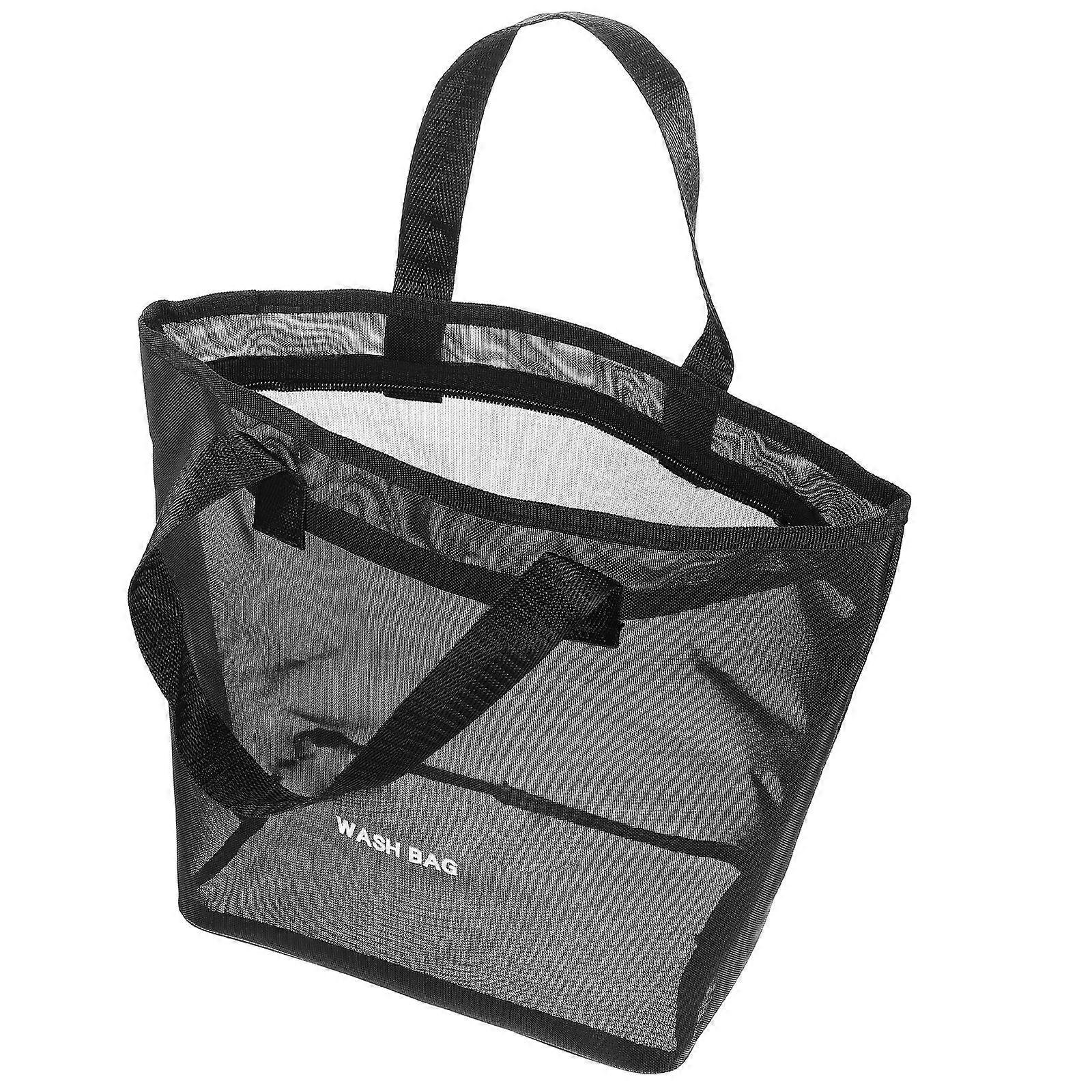 Hanging Shower Organizer Mesh Design Portable Bathroom Use For General Users Multi Color 33X26X13CM 1Pack