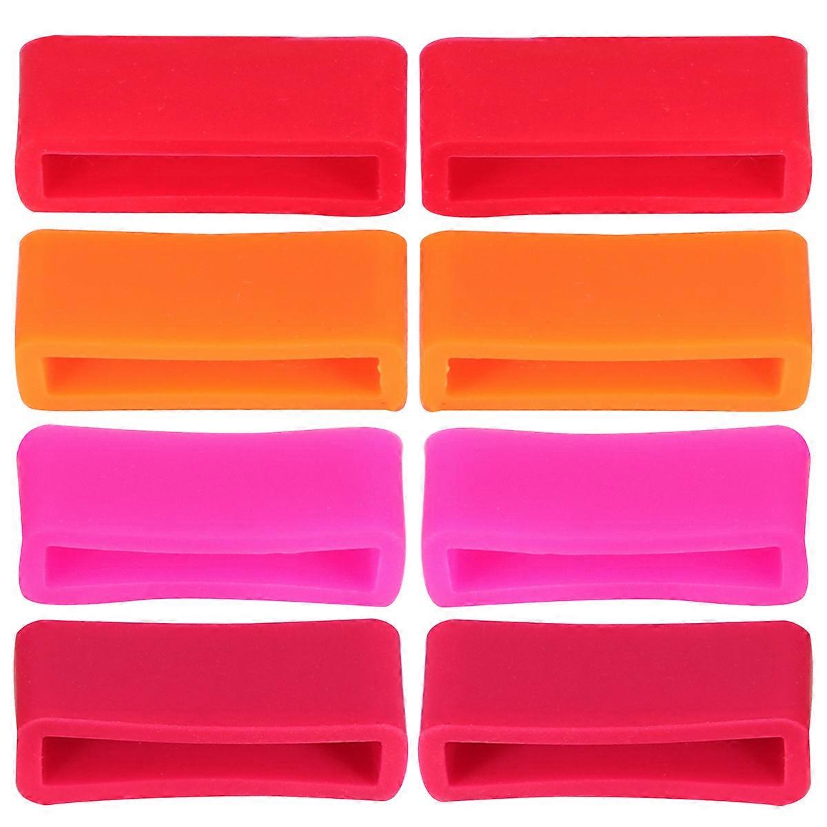 Watch Strap Replacement 8Pcs Movable Silicone Rings For Everyday Use Suitable For Women And Men Replacement For Lost Or Damaged Watch Band Buckle