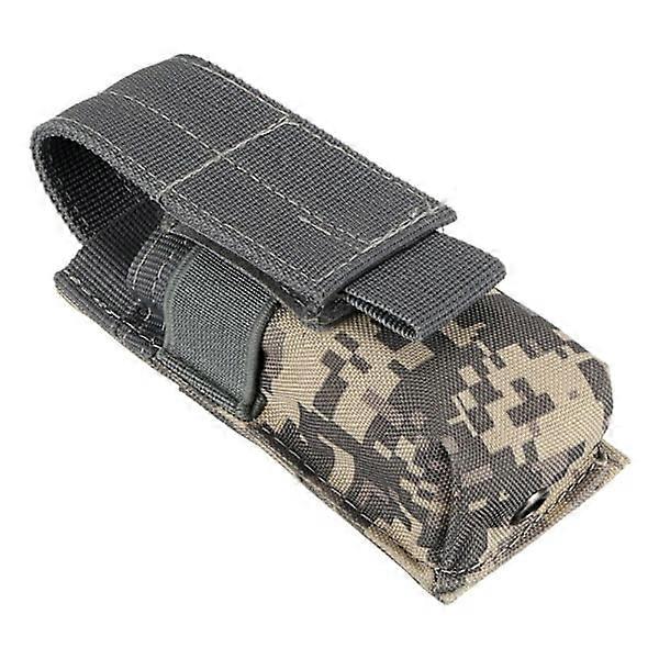 Gray Camouflage, 14X5.5X4CM Generic Waterproof Nylon Flashlight Battery