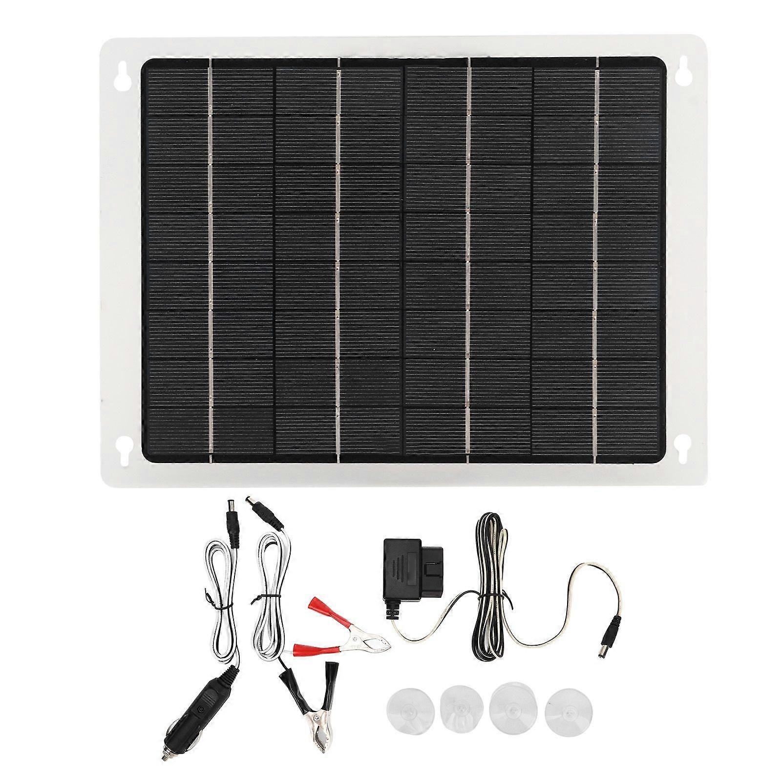 Solar Panel 20W 12V with Dual USB for RV Charging