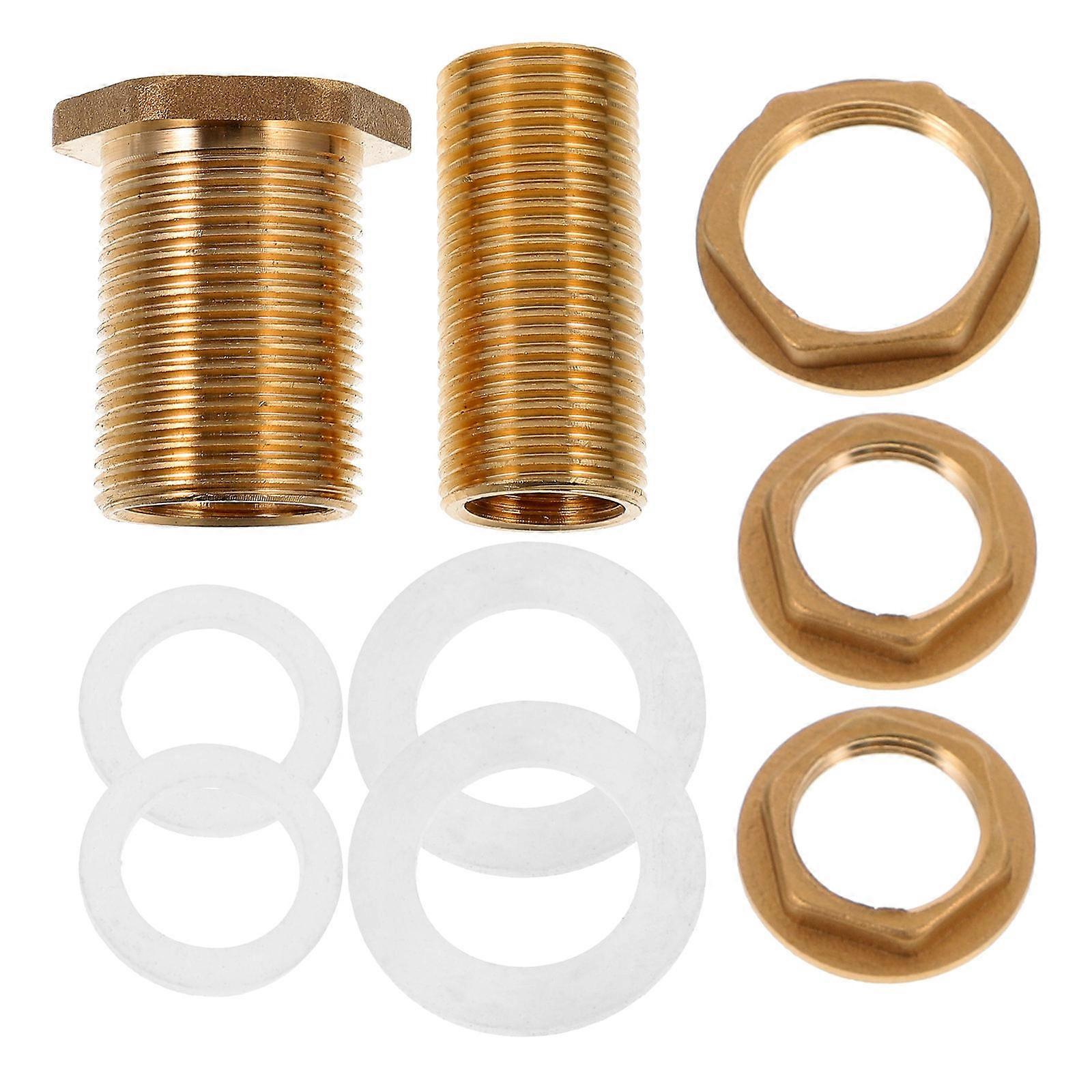 Tank Connector All Copper Material Rust And Corrosion Resistance For Homeowners Gardeners Water Systems 2Pcs