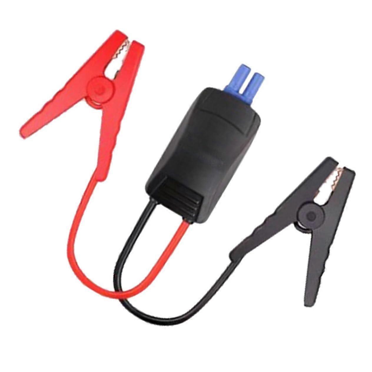 Car Jump Leads with Intelligent Clip, Emergency Cable for Car Battery for Oil Tankers and Transport Vehicles, Robust Alligator Clips for Safe