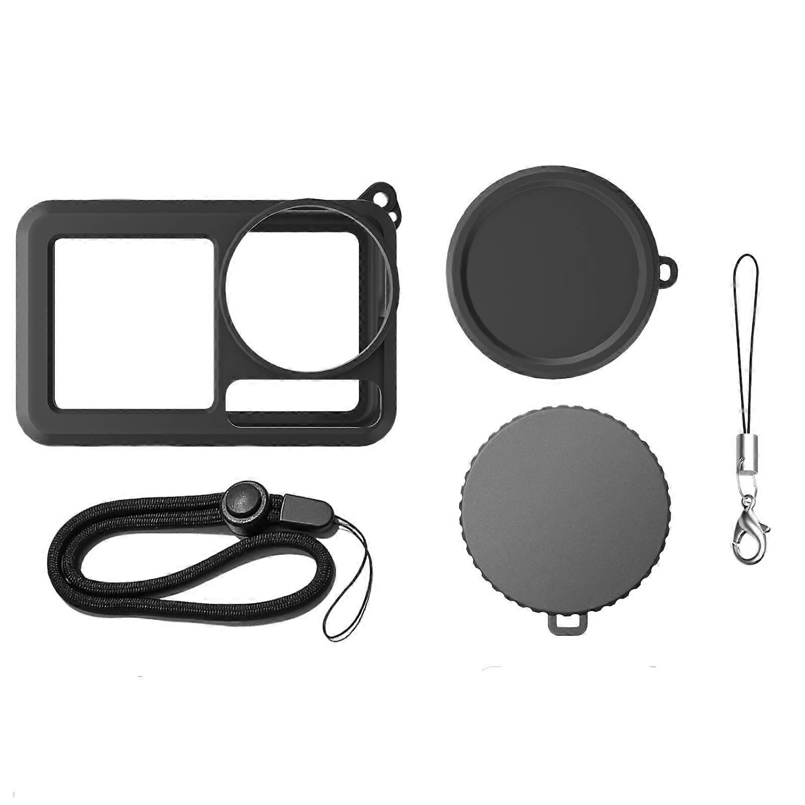 Silikonabdeckung Objektivkappe Kit Für DJI Action 5 Pro/4/3 - Gehärtete Folie, Kamera Objektiv Zubehör Set