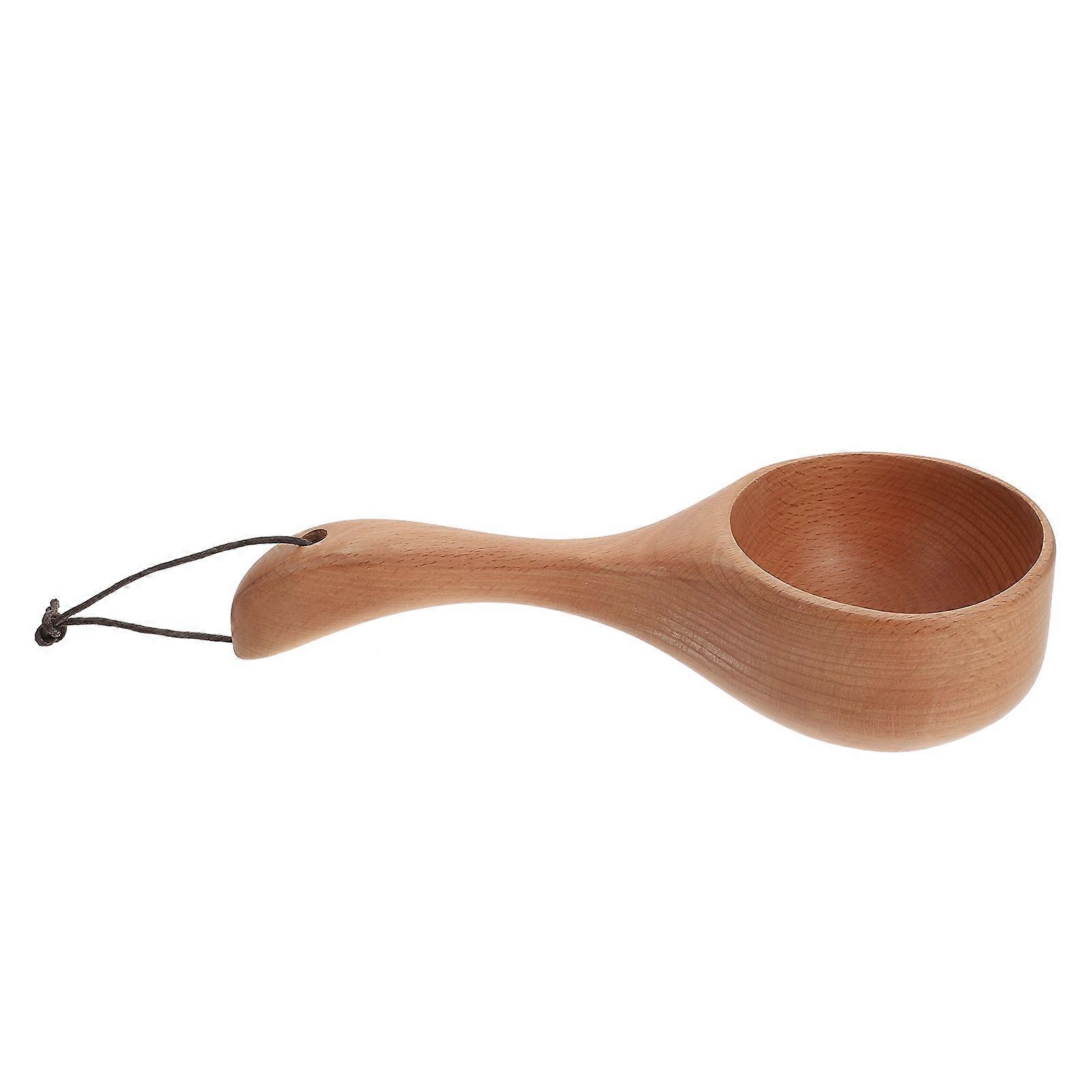 Yellow Synthetic Kitchen Spoon Sturdy and for Home Use Suitable for Various Scenes 1pc