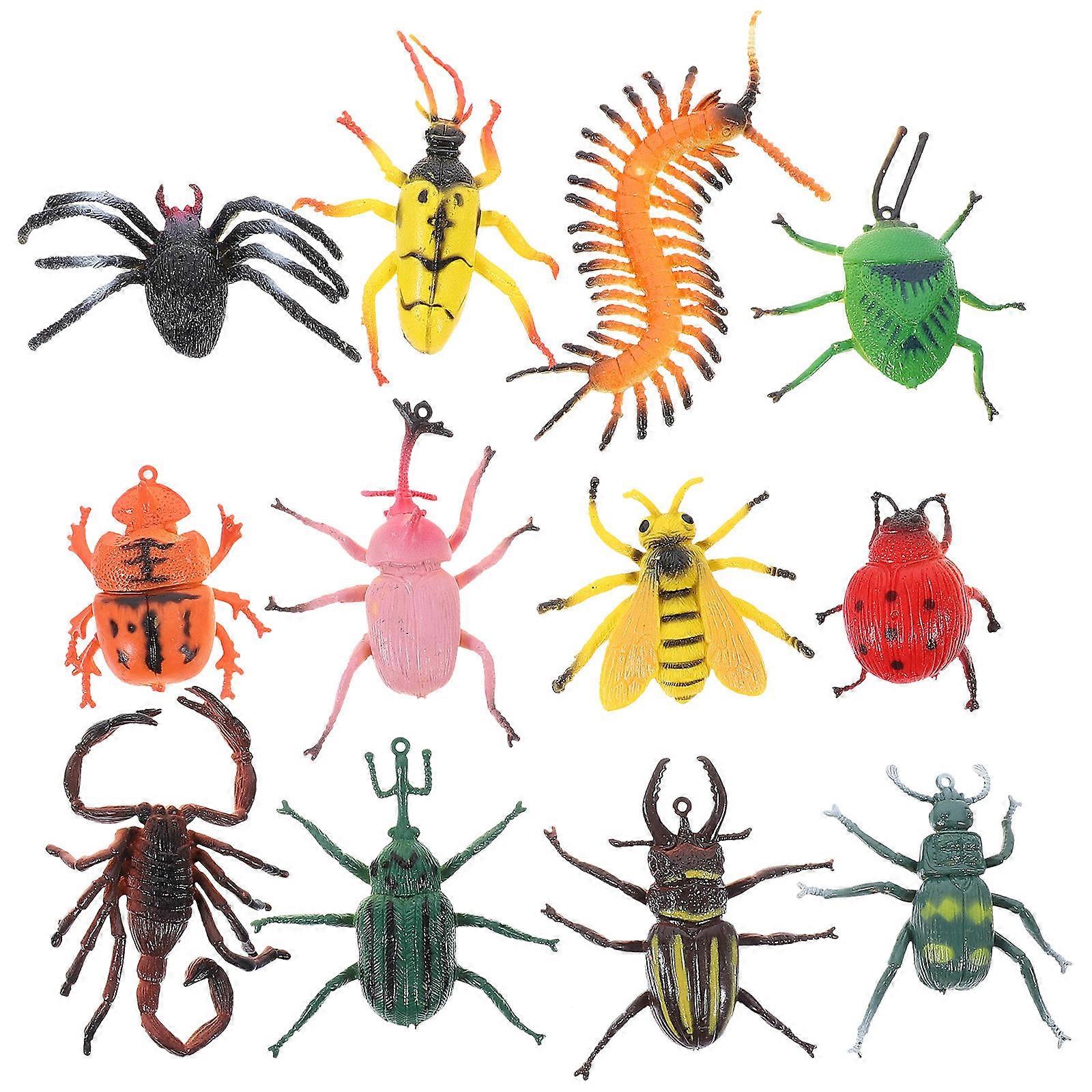 Realistic Insects Figurines Educational Set for Bug Explorer Kit and Goody Bag Fillers