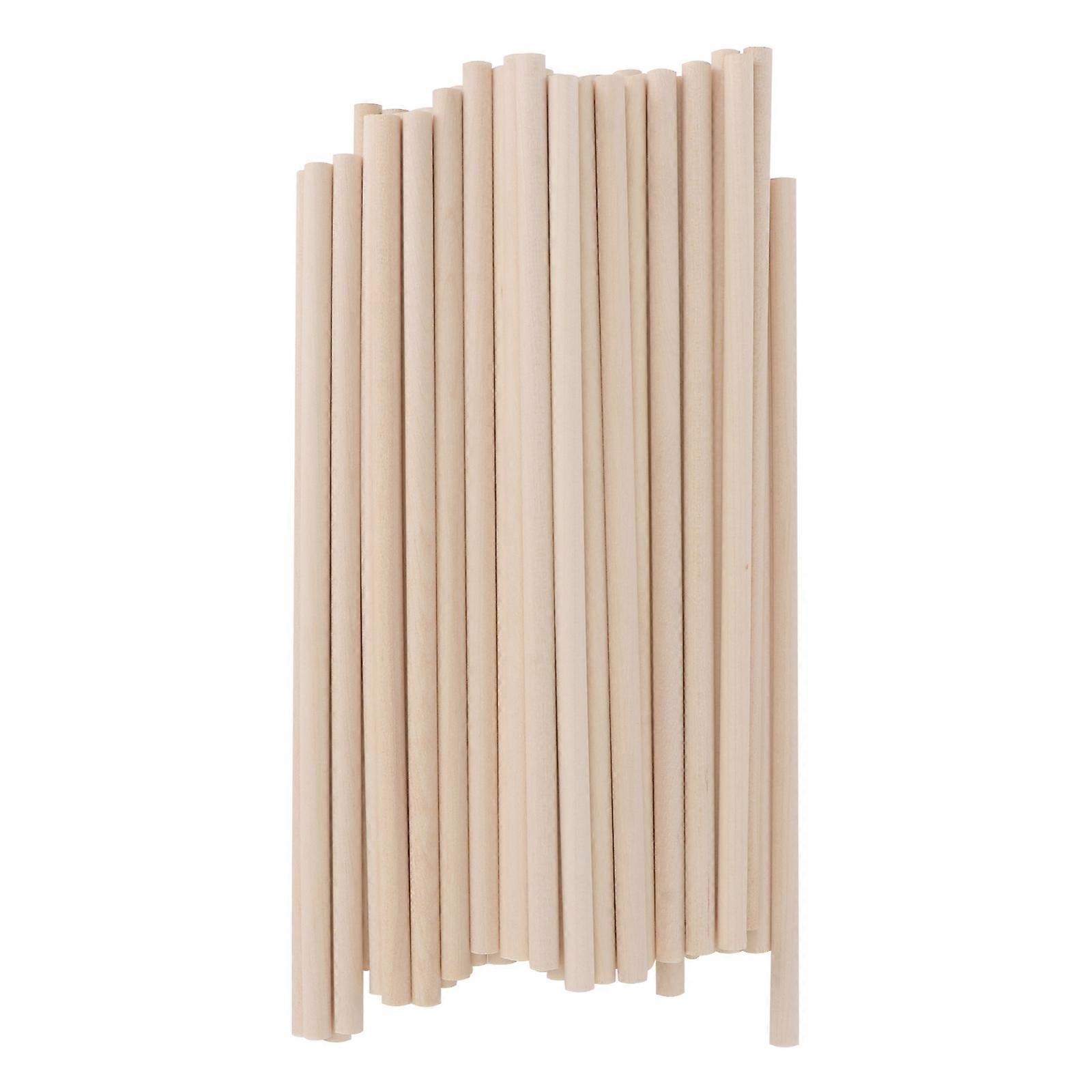 100pcs DIY Plastic Craft Sticks for Ice Cream Making Khaki Color Safe Rounded Edges Lightweight