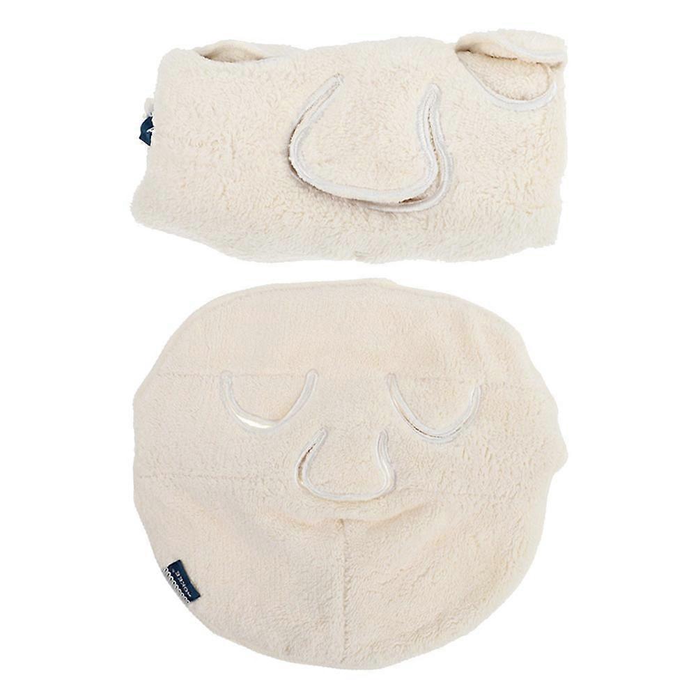 Spa Facial Towel 2Pack Made From Coral Fleece Perfect For Face Care At Home Or Beauty Salons 24X24cm