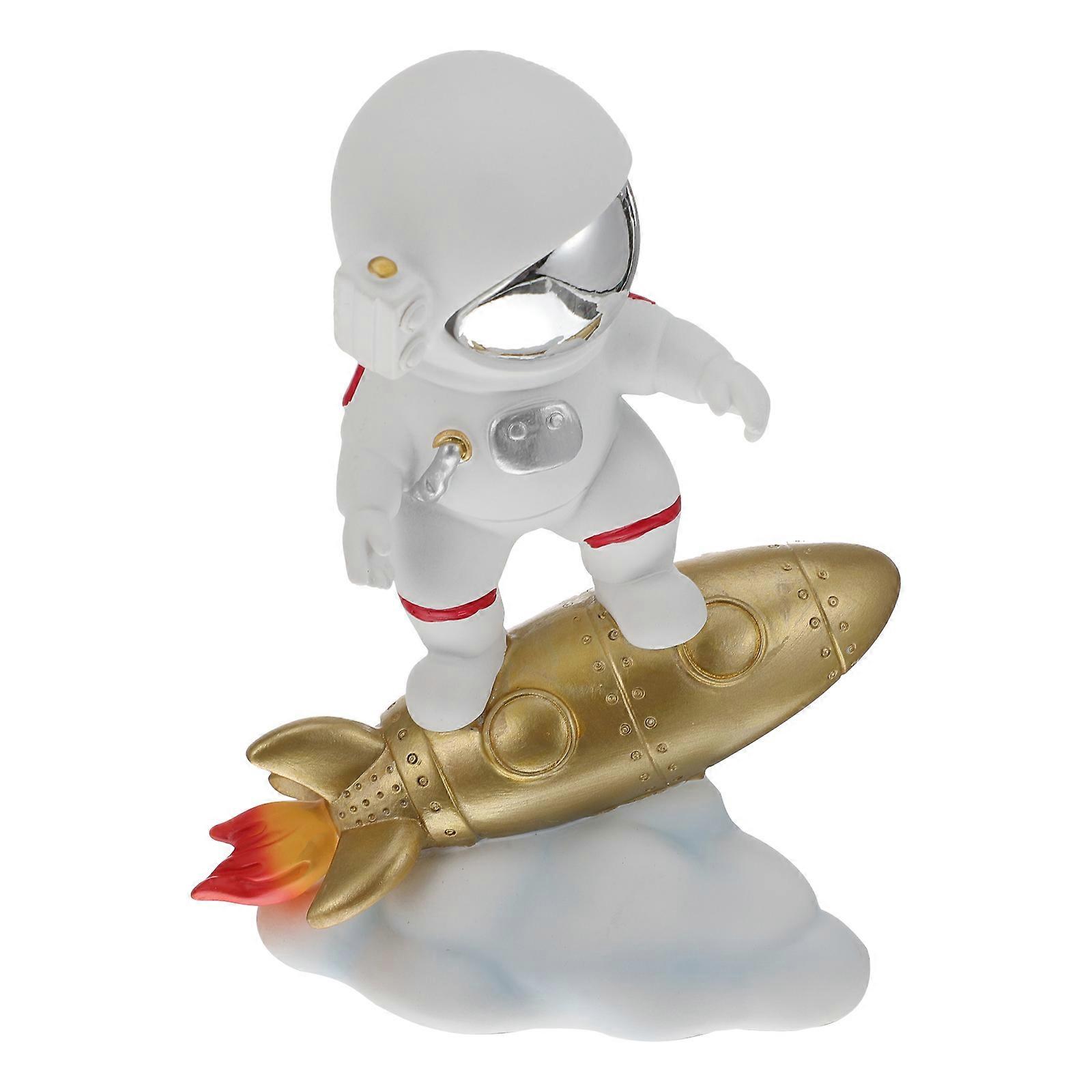 Charming Astronaut Resin Figurine Suitable For Home Office And Gift Usage In Indoor Decoration With Playful Shape 1Pack