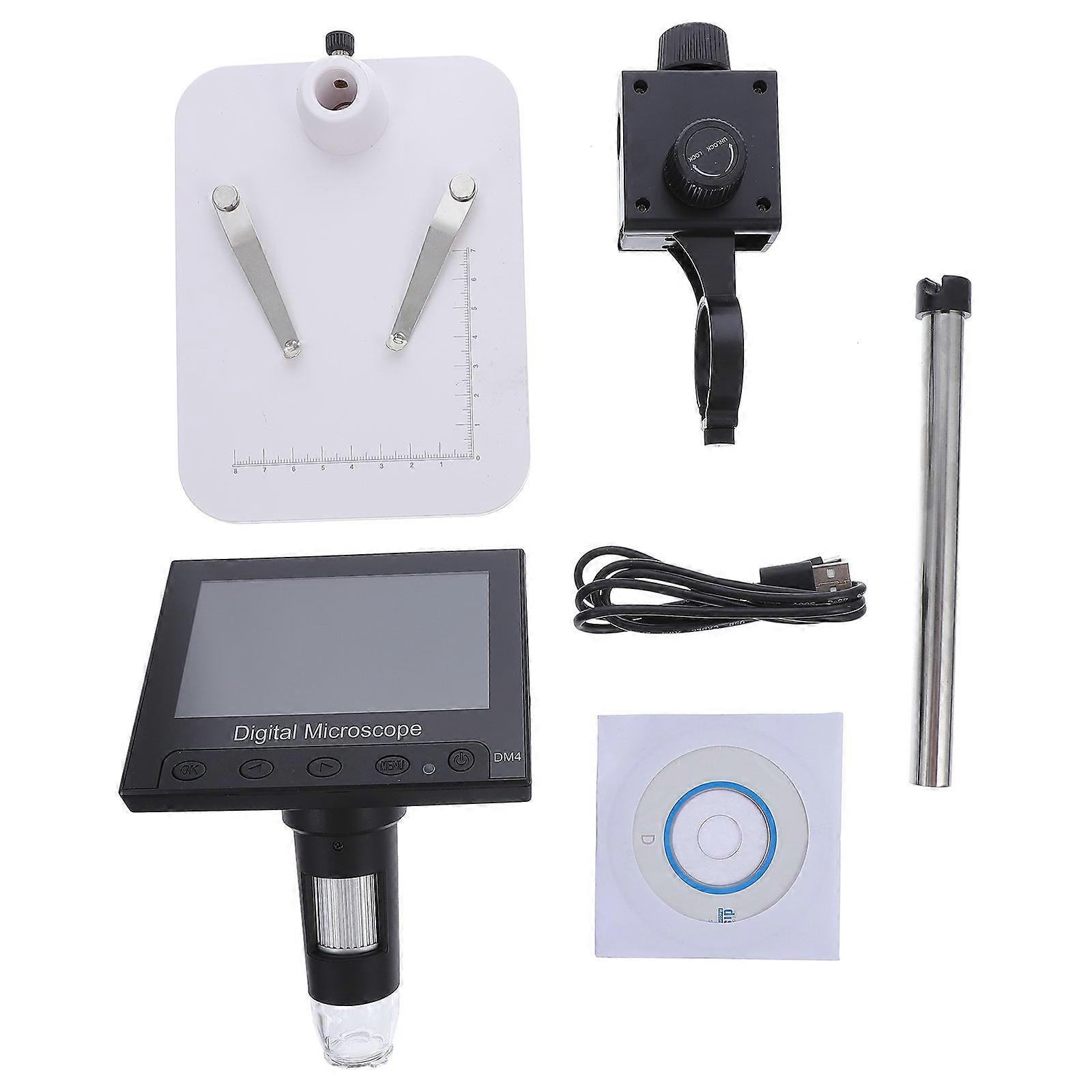 Electronic Microscope Observation Tool For Laboratory Use By Industrial Workers With Integrated Picture Taking Function And Black Set