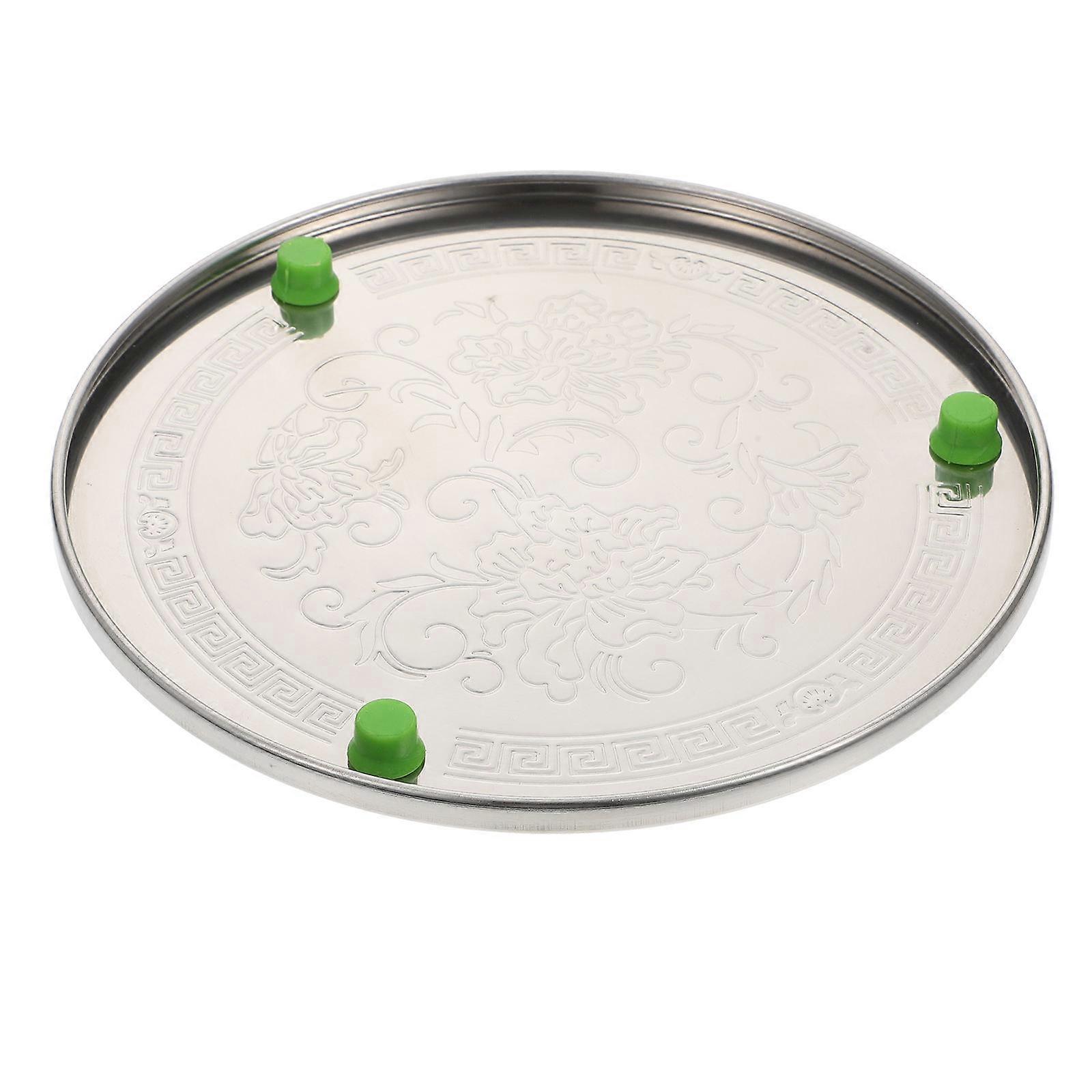 Insulation Pad Coasters 1Set Heat Resistant Tableware Mat Suitable For Home Use In Silver Color