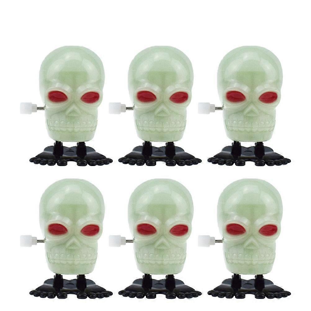 Clockwork Toy For Kids Halloween -In-The-Dark Party Props 6 Pcs
