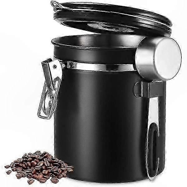 Stainless Steel Container for Coffee Storage with Secure Closure