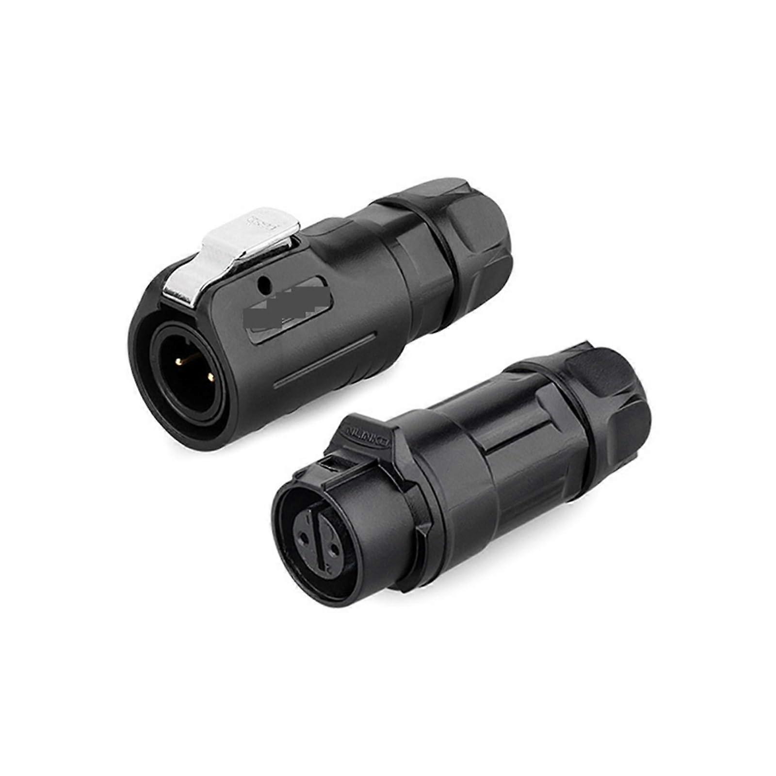 LP12 Plastic M12 Power Connector, Sockets, and Splices (Plug Docking Set) KL43b