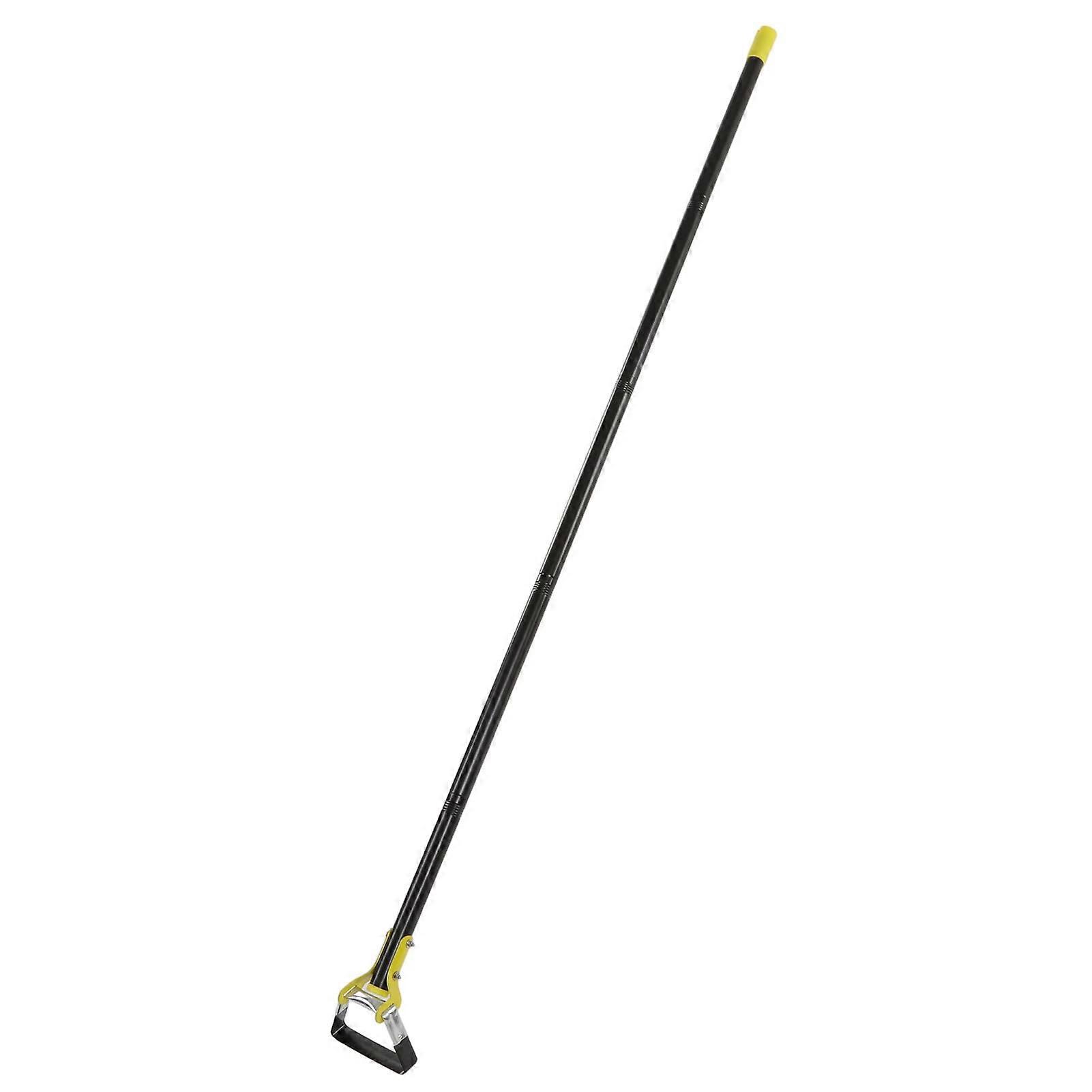 Stirrup Hoe Hula Hoe 1.5 m Long Stainless Steel Adjustable Length Weed Tool Easy Assembly Garden Hoe for Weeds Soil Plants Scuffle Hoe Stirrup Hoe