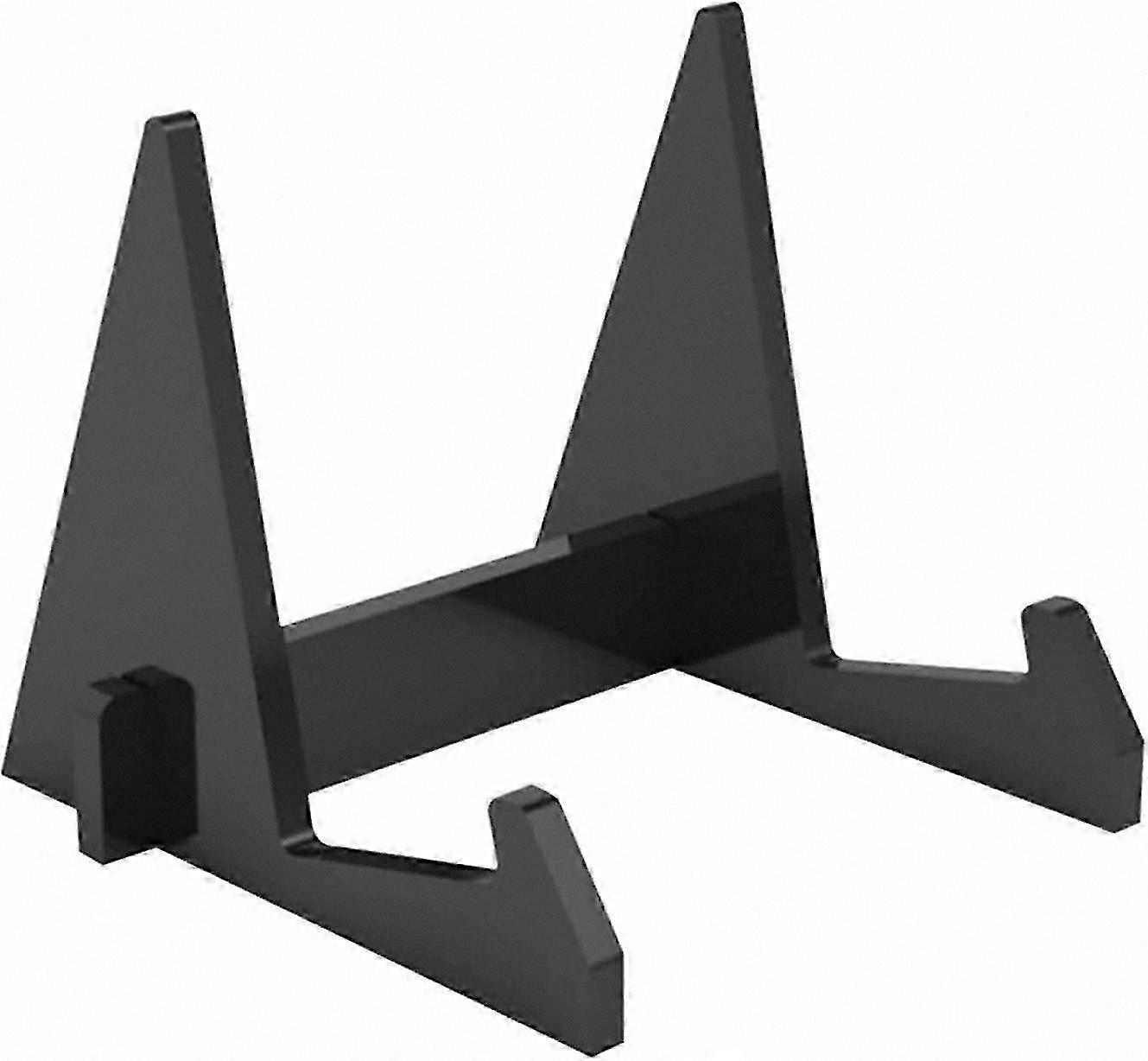 2024 Modern Acrylic Display Stand for Books, Textbooks, Records, Albums, Photo Frames and Booklets, Black Finish