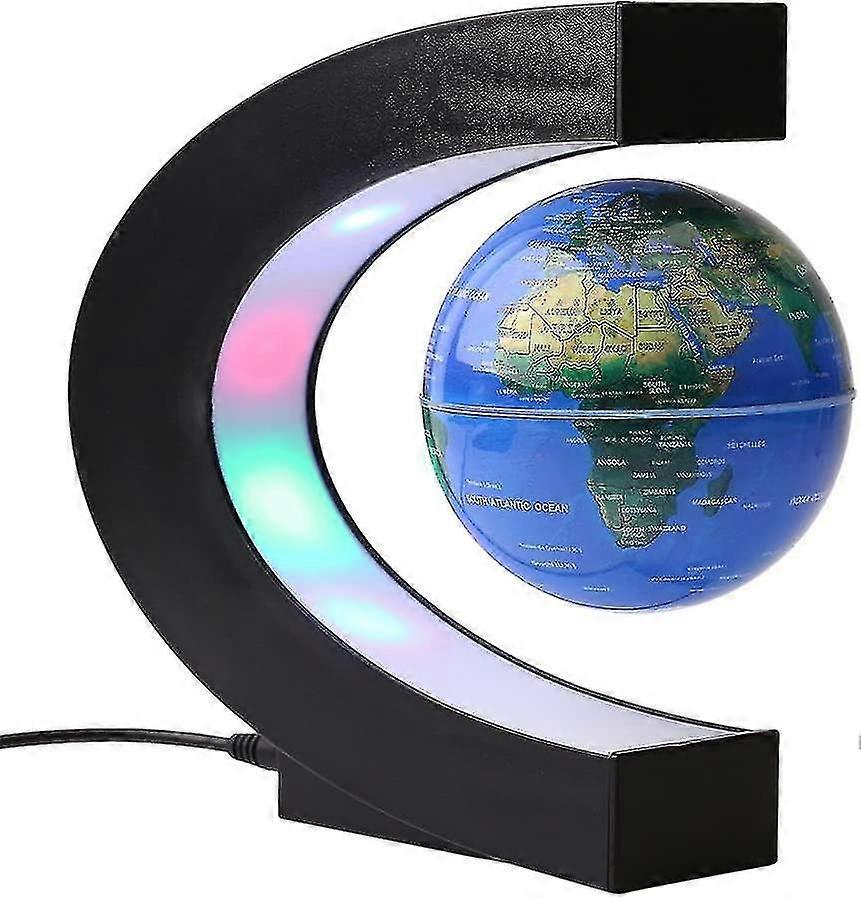 2024 Magnetic Levitating Globe - LED Illuminated Floating World Map for Education & Decor