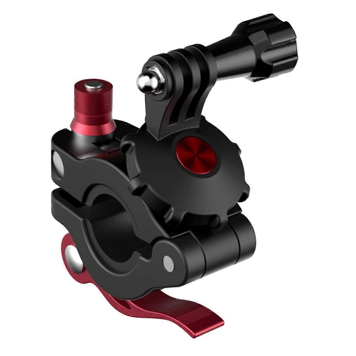 Universal Bicycle Camera Mount, 1-Piece, Flexible Rotation, Easy Install, Non-Slip Pad, Compatible With Action Cameras