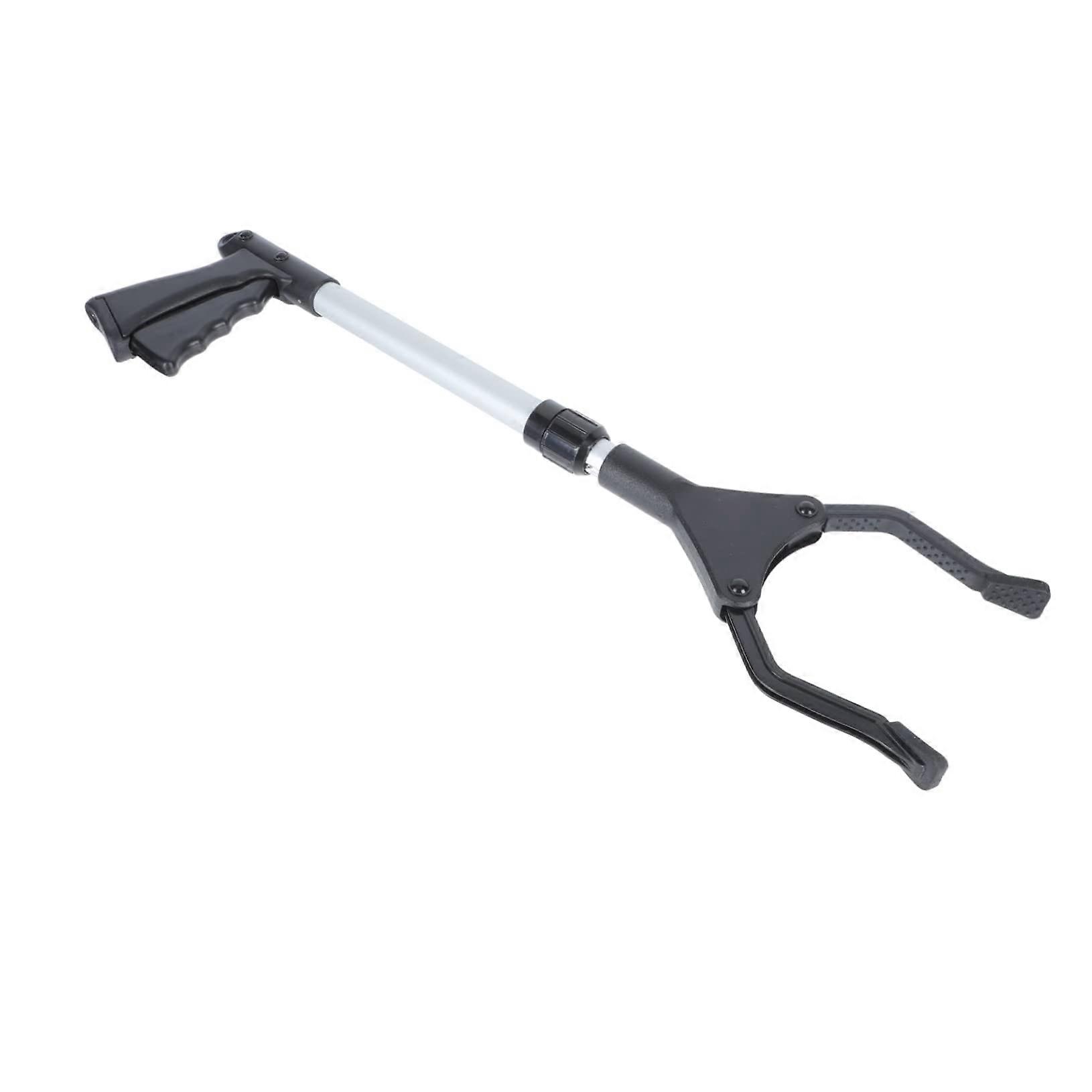Telescopic Trash Grabber Extendable Aluminum Alloy Tool With Non-Slip Grip For Garden Cleanup And Waste Collection