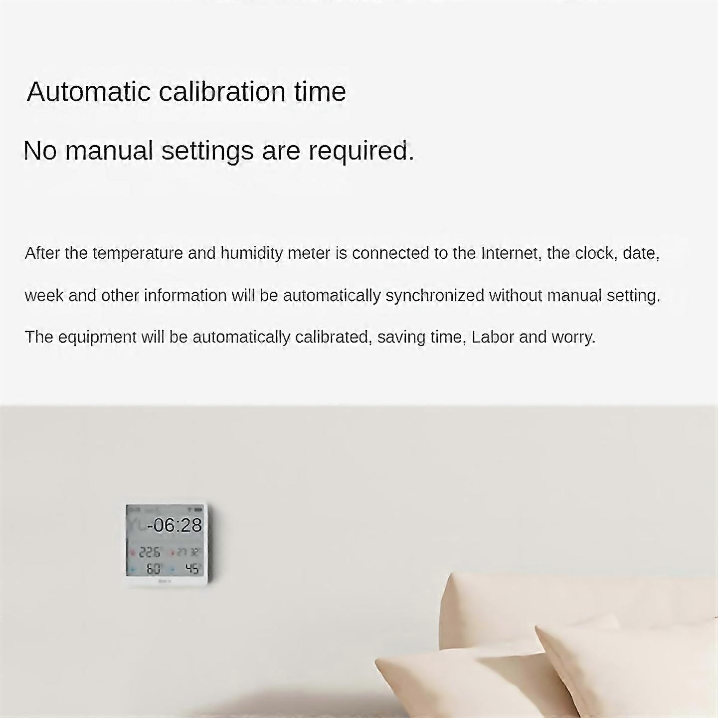 For th3 electronic temperature humidity meter wifi digital display hygrometer thermometer clock weat