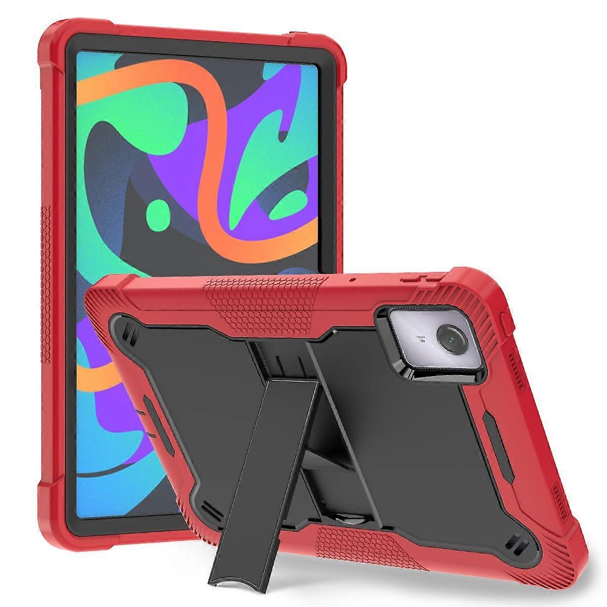 Shockproof case for Lenovo Tab M11  with stylus holder, PCsoft silicone, red