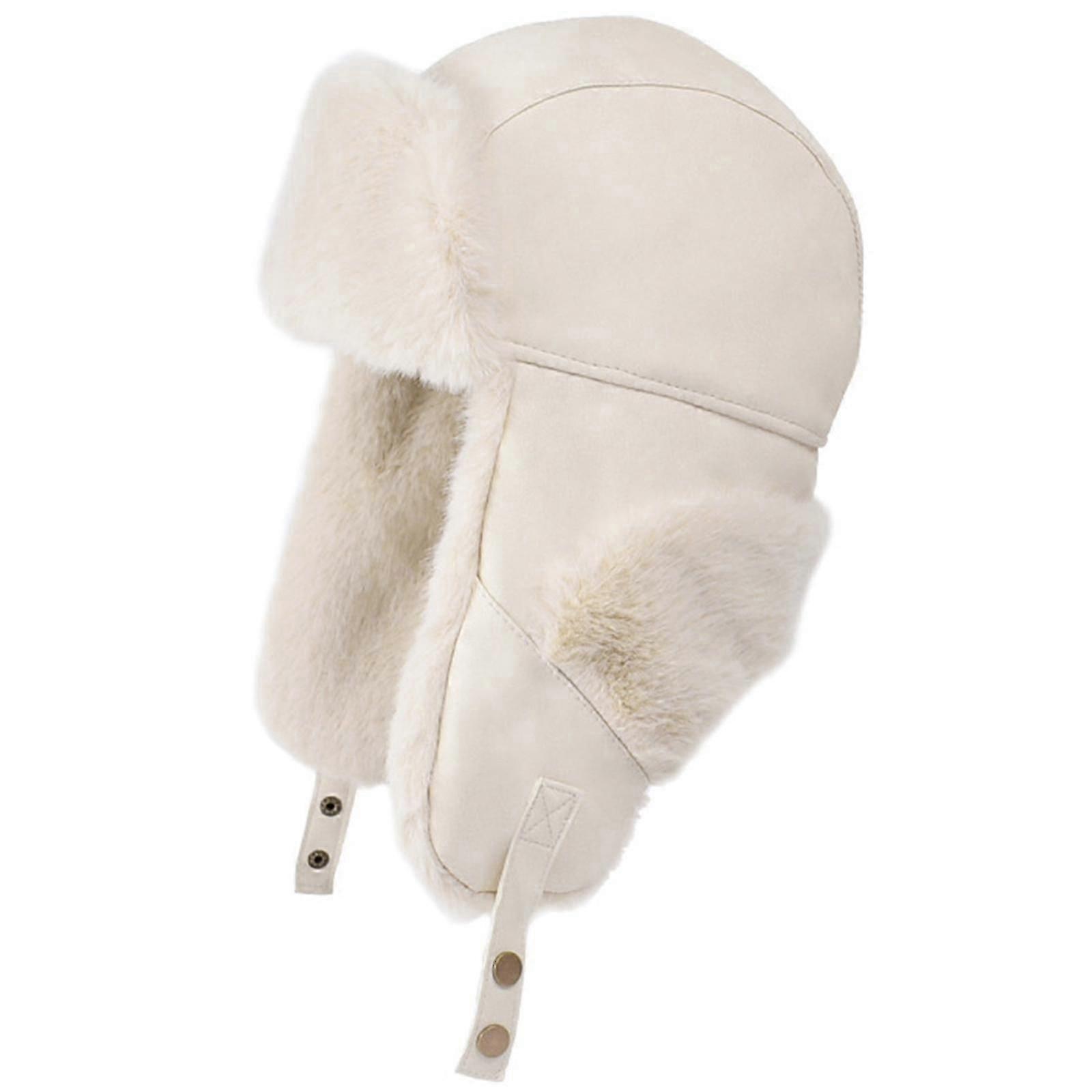 Windproof Ushanka Hat with Ear Flaps and Fleece Lining for Cold Weather Coffee Enthusiasts
