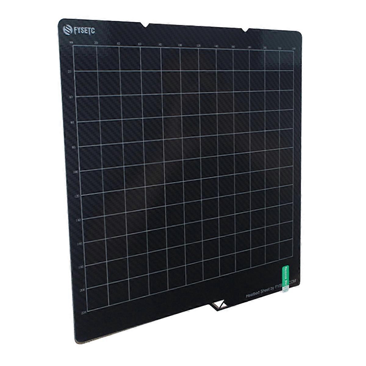 for S1C Plate PEI Sheet 264x276mm Carbon Fiber Textured Build Plate Double Sided JANUS PET PEI She