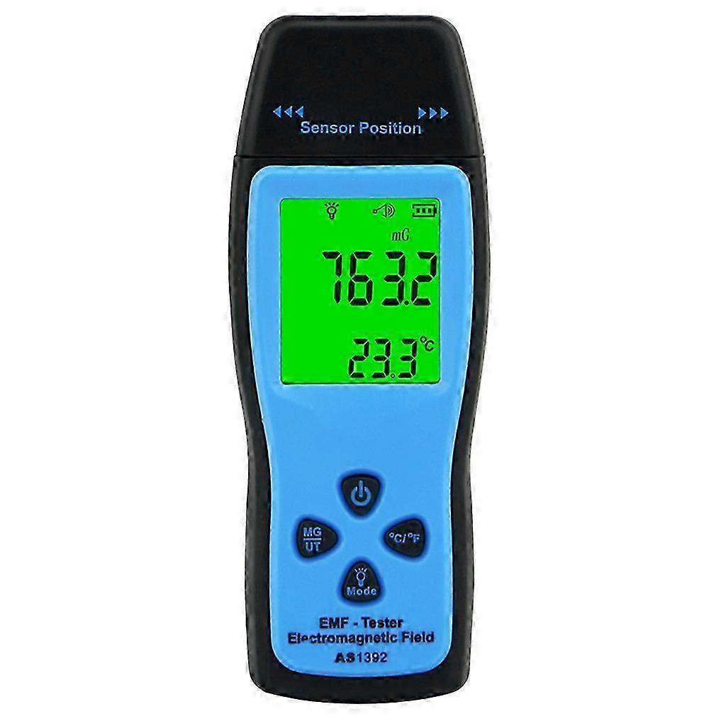 AS1392 EMF Meter LCD Radiation Dosimeter Mini EMF Tester Electromagnetic Field