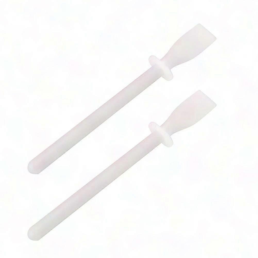 2 Pack Glue Spreader Sticks for DIY Leather Craft, PU Glue Applicator & Painting Scraper Tool - White