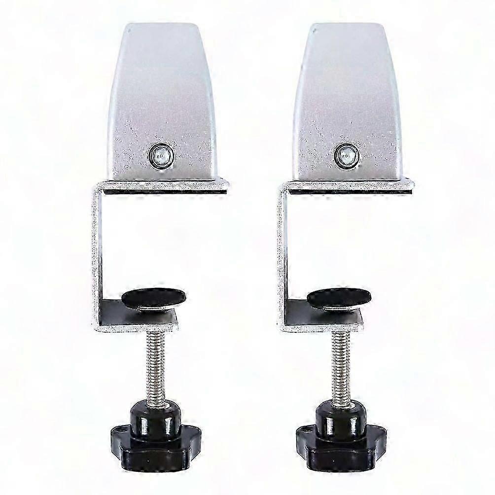2 Pcs Office Desk Divider Clamp Privacy Screen Clip Holder Bracket for Partition