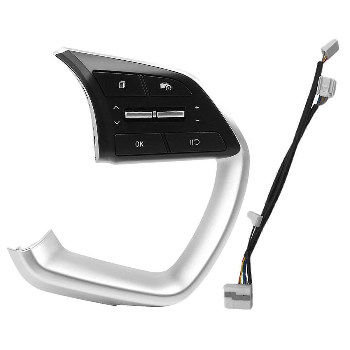 Steering Wheel Cruise Control Switch with Harness for Ix25 I20 20-25 96720-BV110 56190-L4150 96720BV