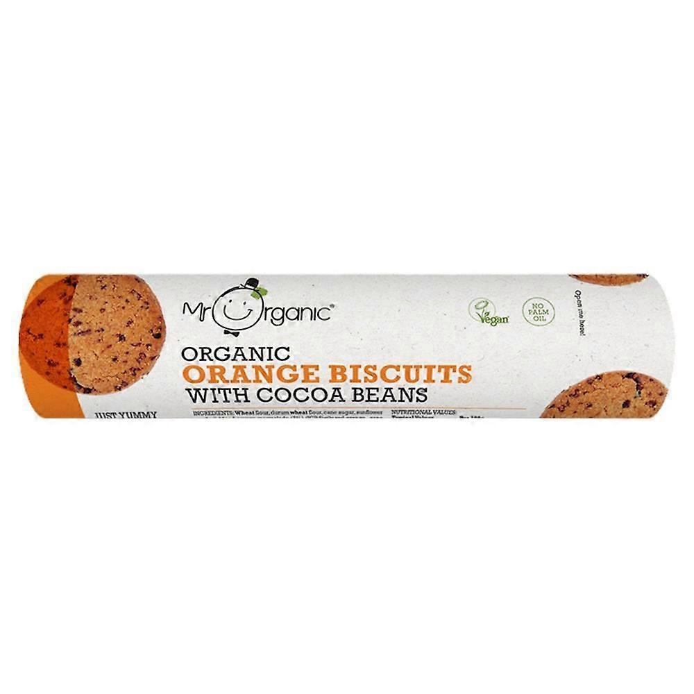 Mr Organic Orange Biscuits with Cocoa Beans 250g - 2 Pack