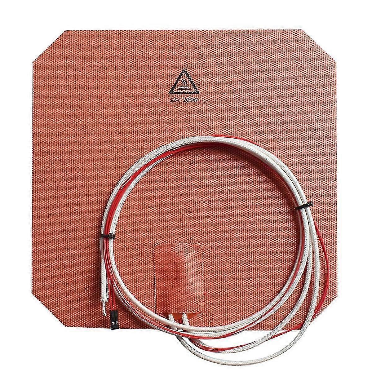 3D Printer Accessory for Anycubi DIY Part - 12V 200W Silicone Heated Pad 220x220mm