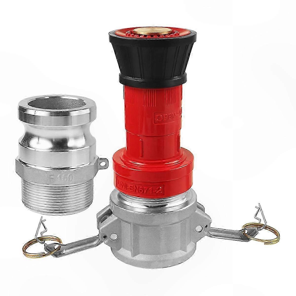 Firefighting Fog Nozzle, 1-1/2 Inch NPSH, Constant Flow for Fire Hose Operations