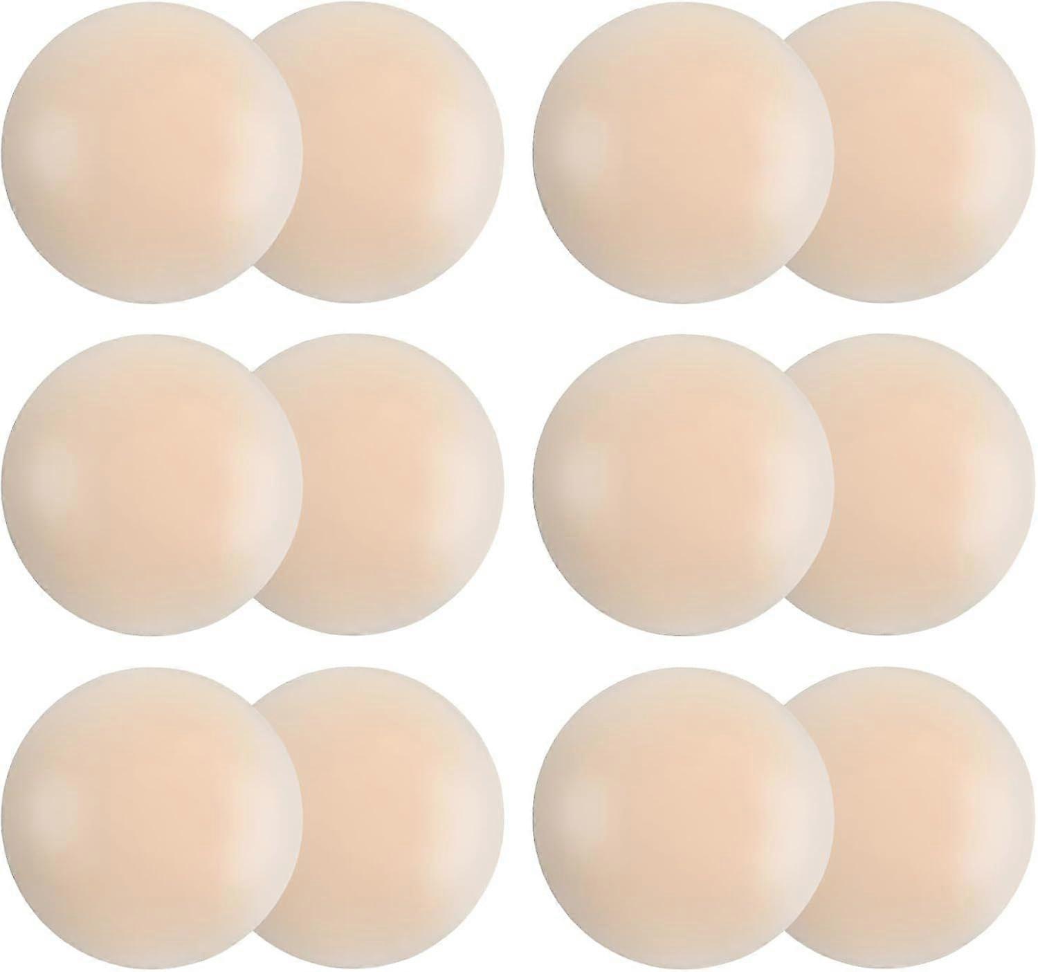 6 Pairs Nipple Covers, Nipple Covers for Women, Invisible Nipple Pasties Reusable Pasties