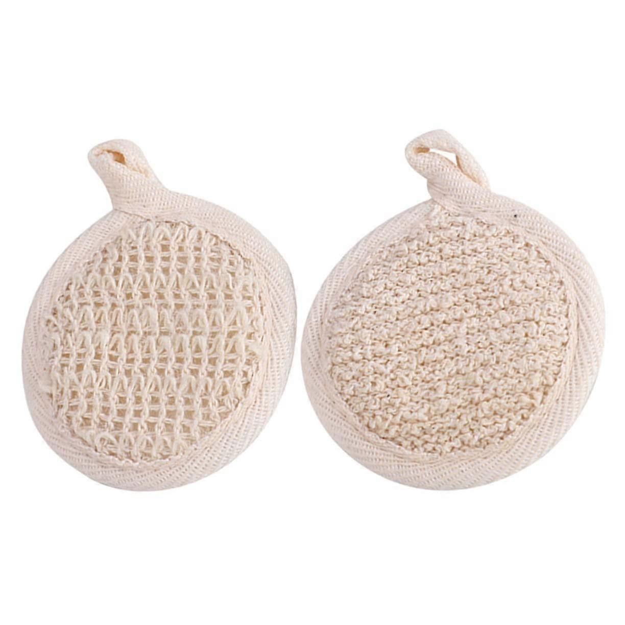 Bath Scrubber Towels 2Piece Set, Natural Exfoliating Body Skin Scrubber For Comfortable Bathing, Soft Material