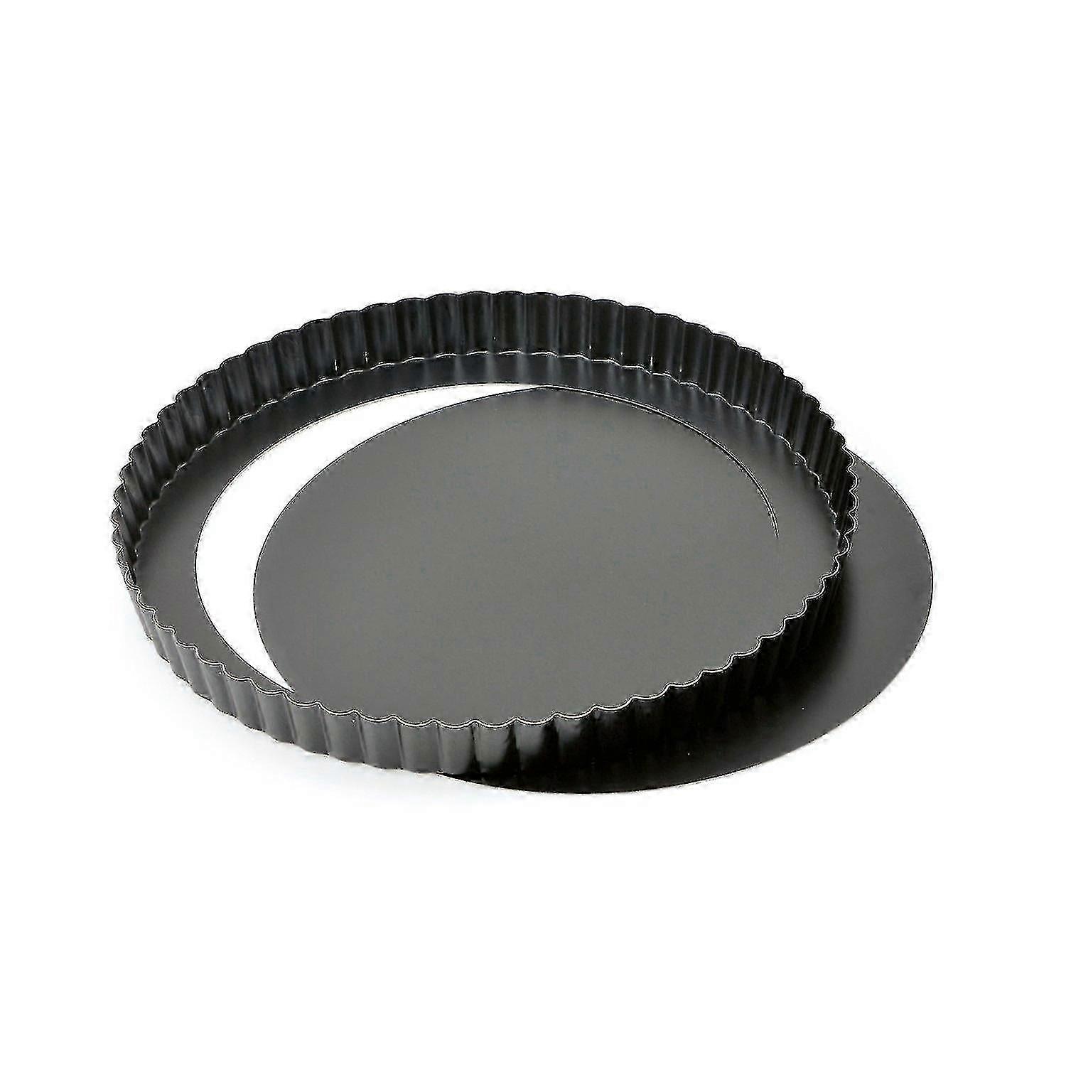 Pie Quiche Pans Quiche Pan Flan Tin | 28 Cm 11-inch Non Stick Loose...