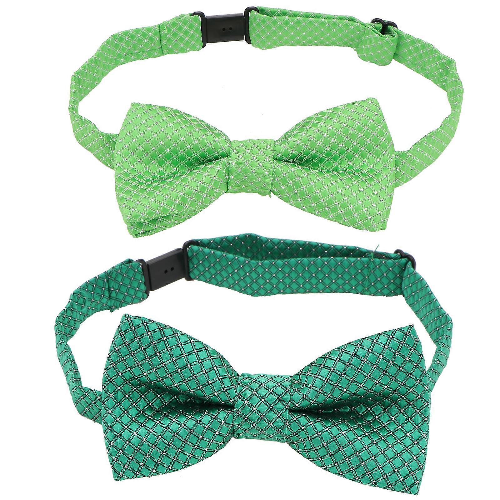 Decorative Kids Bow Tie For Festive Style Celebrations Assorted Color 2Pack