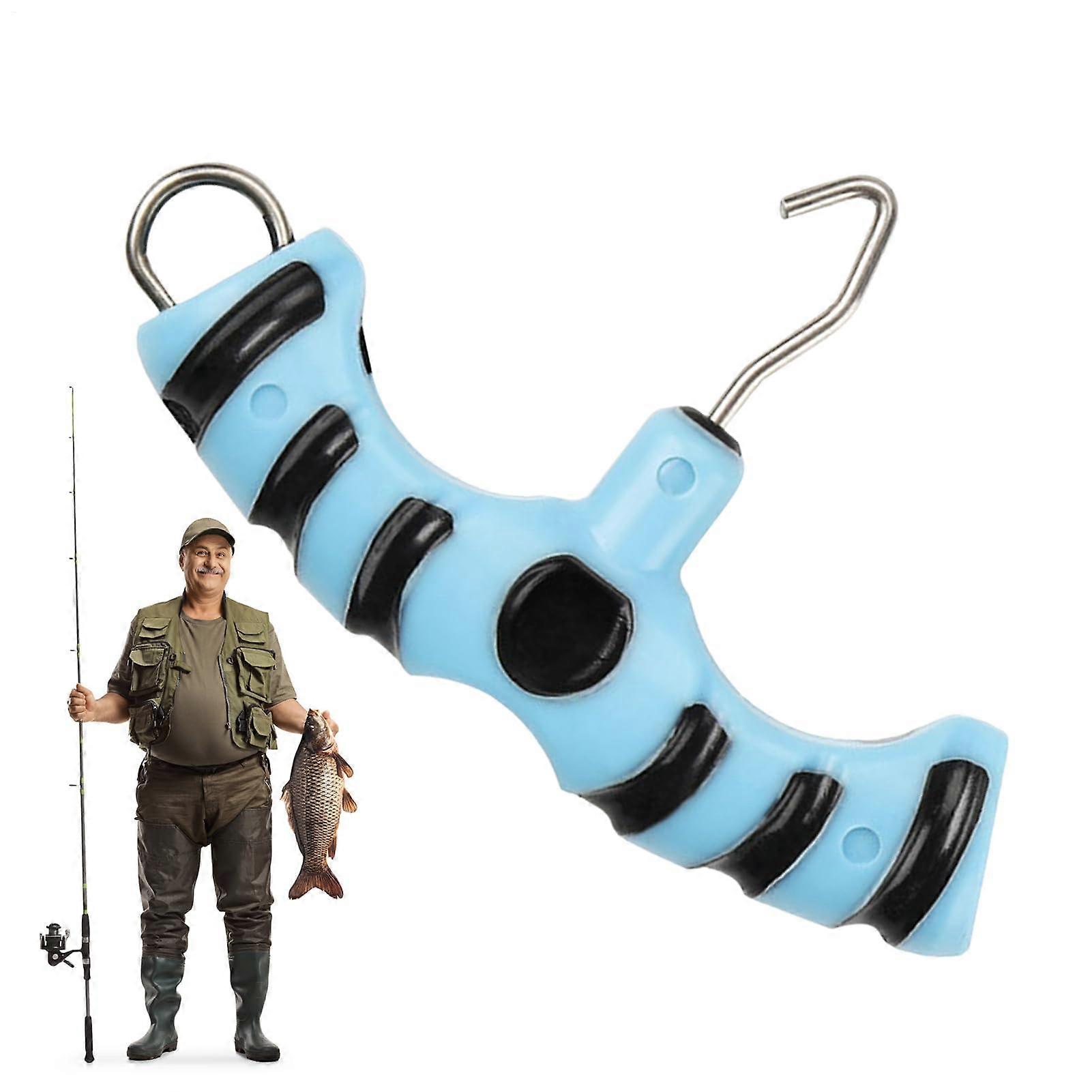 Angler's Knot Pulling Device – T-Handle Fishing Tool for Hair Rig Tying, Compact Efficient Grip for Carp Hook Rigs