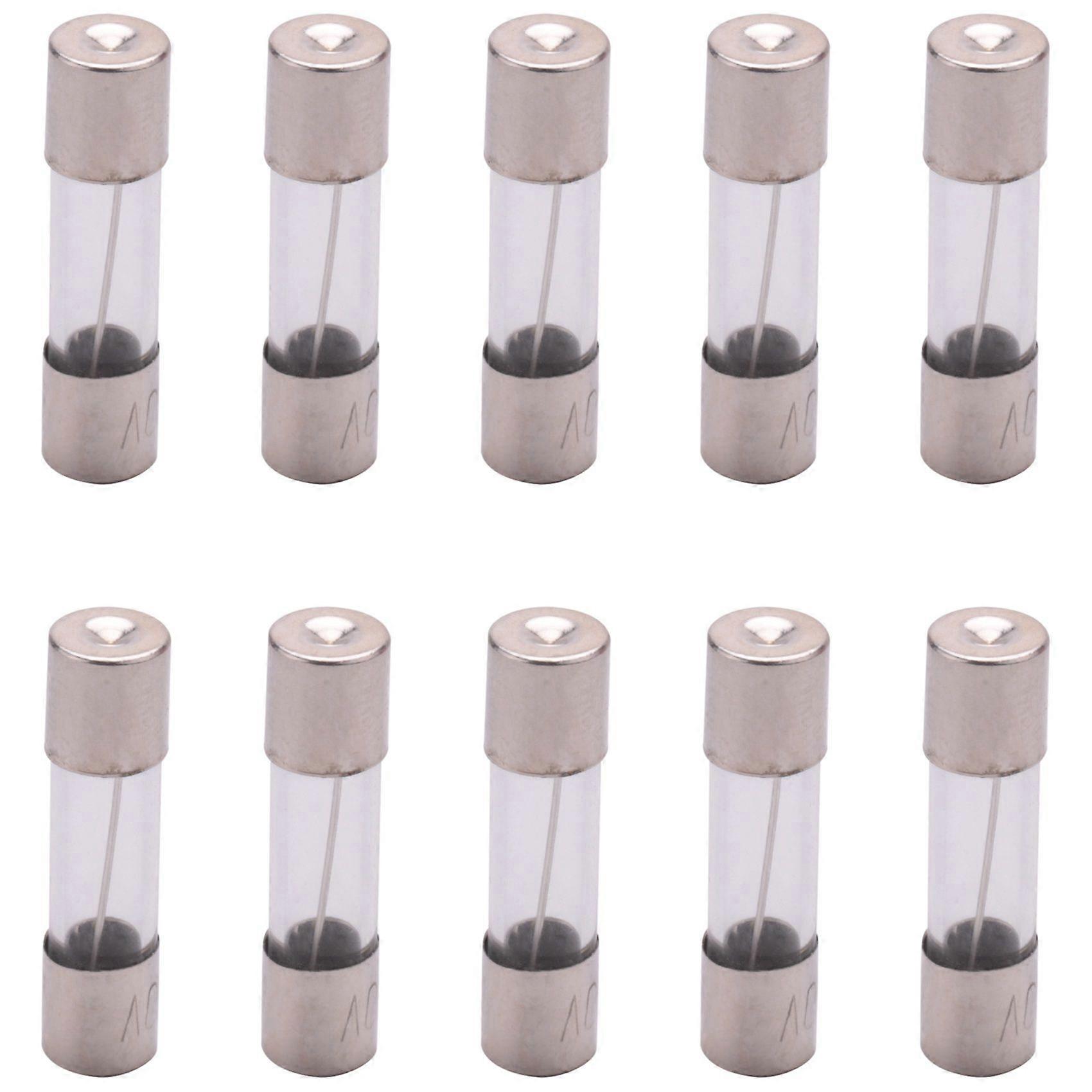 10 αργοί σωλήνες θρυαλλίδων γυαλιού καθυστέρησης χρόνου χτυπήματος PC 250V 10Amp 5mm X 20mm