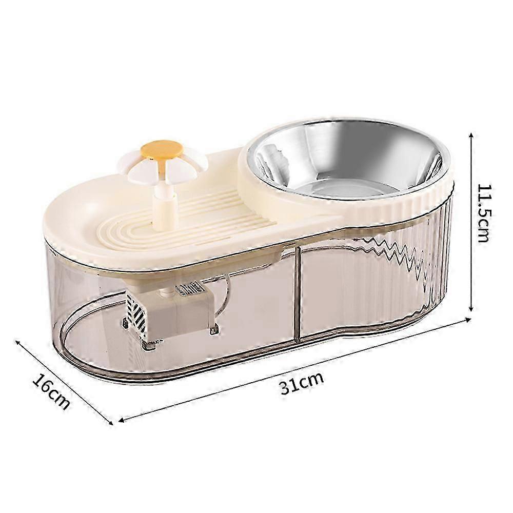 double dish pet feeder automatic timer for dry and wet food large capacity