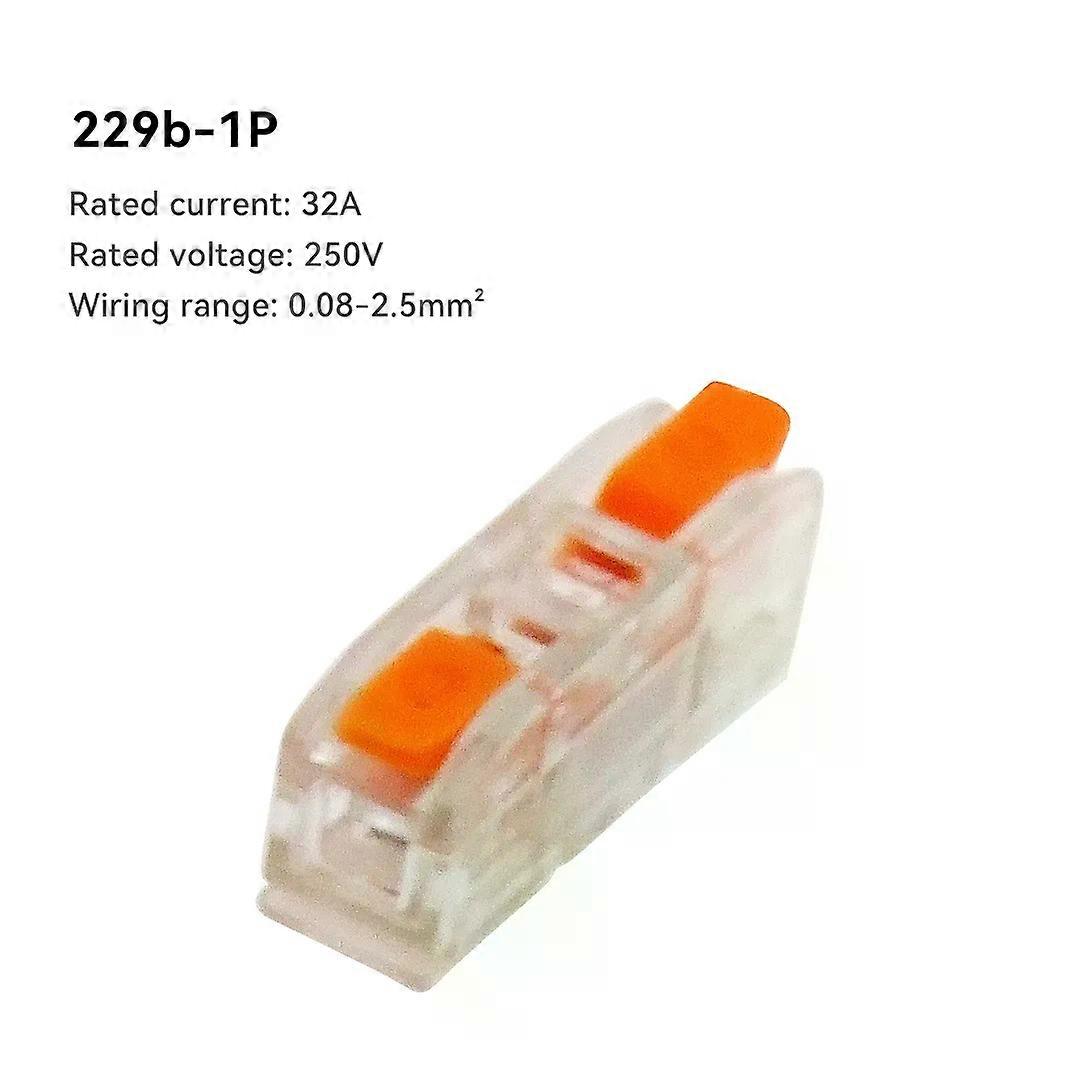 10PCS Quick Electrical Wire Connectors Universal Compact Splicing Terminal Blocks Push-in Home Cable Connectors