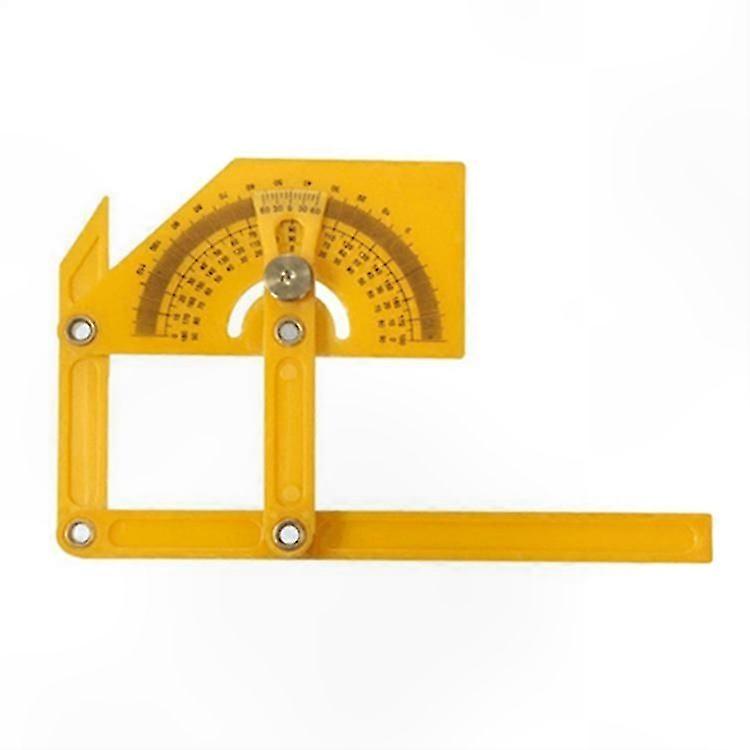 Adjustable Plastic Protractor for Inside, Outside, and Sloped Angle Measurements