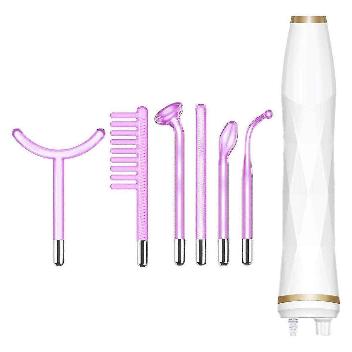 High Frequency Wand - High Frequency Facial Device Machine with Tubes(white)