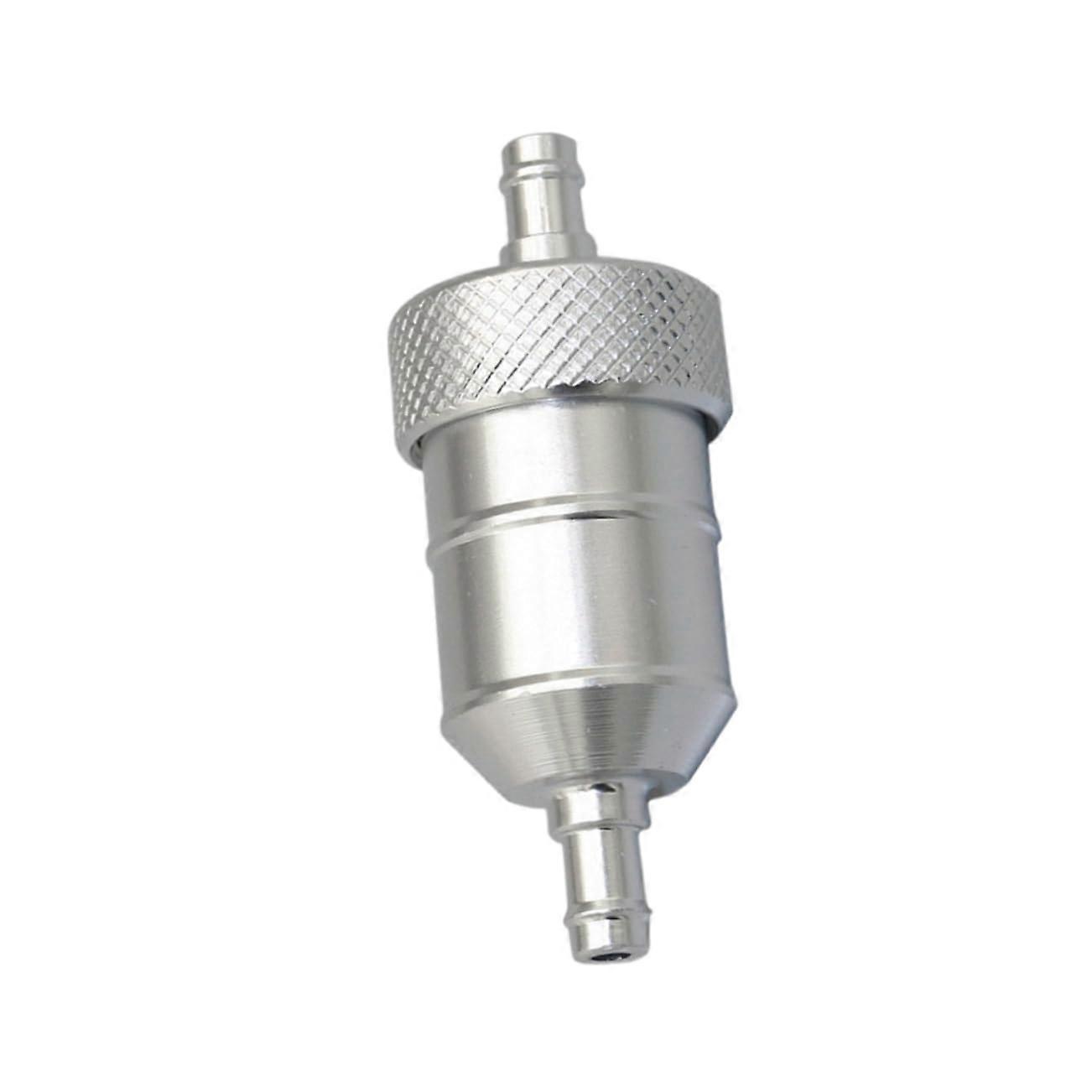 Aluminum Alloy Inline Filter Replacement for Motorcycle and Car Oil Gasoline, Compatible with Various Models and Sizes